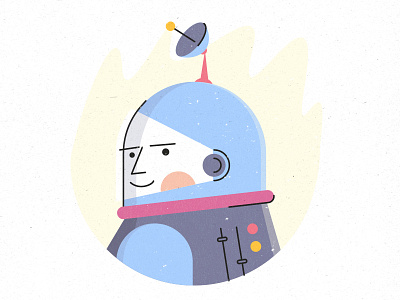 Astronaut brand illustration michael jeter pool san francisco