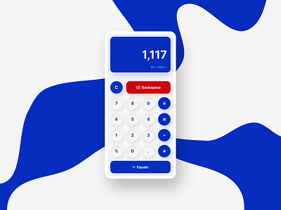 Mobile Calculator UI