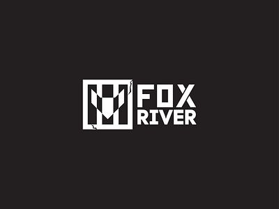 Fox River branding design flat icon illustration illustrator logo typography ux vector