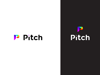 Pitch branding dailylogochallenge flat icon logo thirty logos typography