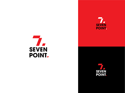 Seven Point (7.) branding design flat icon illustration logo typography ui ux vector