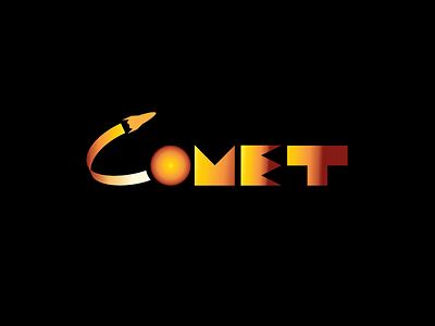 Daily Logo Challenge: Day 1 - Comet Logo challenge dailylogochallenge design logo