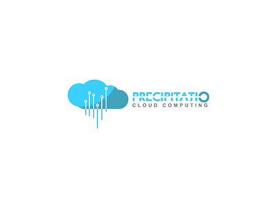 14 - Precipitato Cloud Computing cloud daily logo challenge design icon illustration logo word