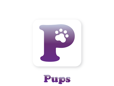 Day15 Pups animals dogs food icon illustration letters logo pets shop thirty logos toys wordmark