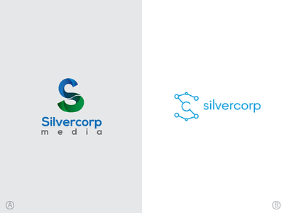 Silvercorp branding design flat illustration logo typography ux vector