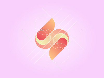 Monogram S Logo branding design flat logo vector