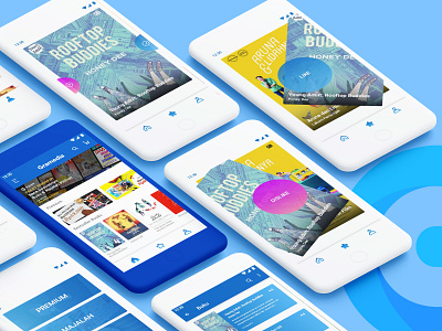Redesign Gramedia Digital Mobile App app design ui ux