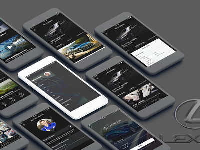 Car Owner Design Concept app design ui ux