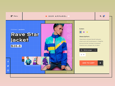 Single Product - Fashion Web Design