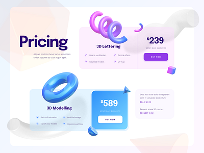 Pricing Section - Web Design