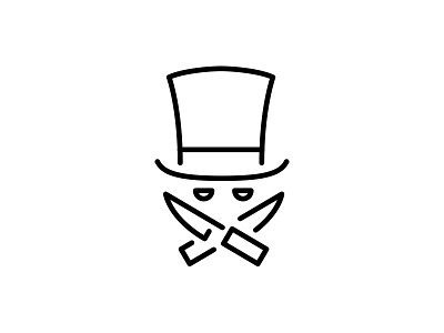 。。。こわっ ...Sup hat icon jack the ripper kill knife london lore minimal murder mystery scary story