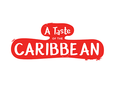 For Ma caribbean food logo logotype red type