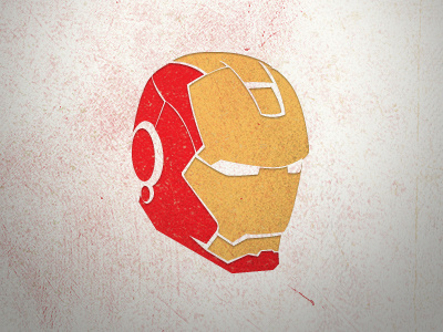 He Can Take A Beating (Wallpaper) distress engrave engraving free gold grunge iron iron man man red wall wallpaper