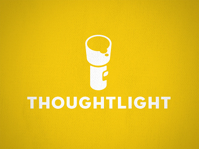 Thoughtlight Final bright bulb dots flash flashlight grey light think thinking thought thoughtlight yellow