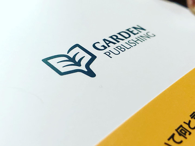 Garden Publishing bible book garden leaf logo plant publishing