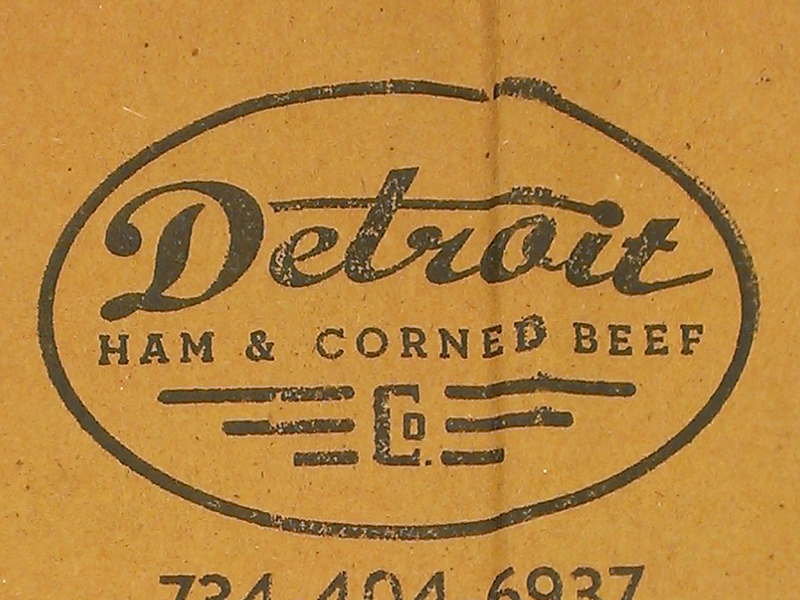 Detroit Ham And Corned Beef Bag by David Cran on Dribbble