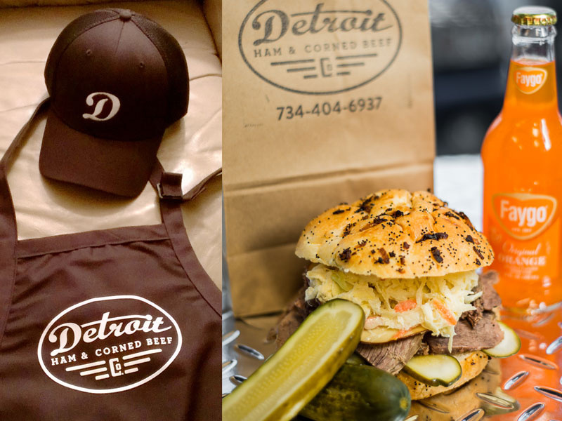 Detroit Ham And Corned Beef Co. Sandwich by David Cran Dribbble