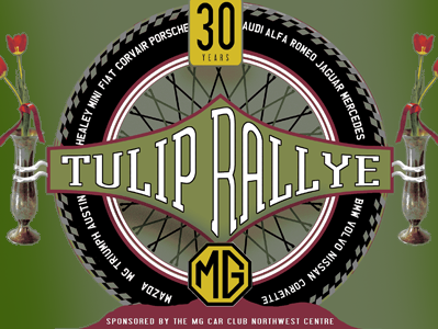 Tulip Rallye 2011 rallye retro t shirt tulip vintage wheel. spokes.mg