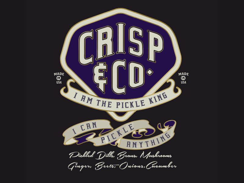 Crisp And Co T Shirt 5 by David Cran on Dribbble