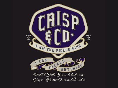 Crisp And Co T Shirt 5 branding logo retro t shirt vintage