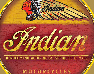 Indian Sign indian motorcycle retro vintage