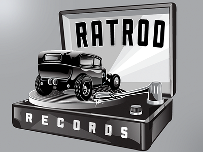 Ratrod Records automobile cars cds fast hotrod music ratrod records retro speed vintage vinyl