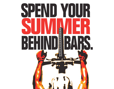 Spend Your Summer Behind Bars bike mountain