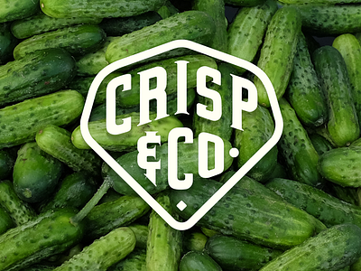 Crisp And Company Harvest brand cucumber pickles retro vintage