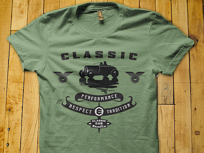 Classic Car Studio T Shirts 3 car classic convertible deuce retro vintage