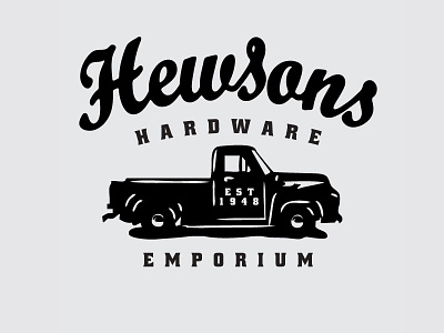 Hewsons Hardware ford f 150 hardware pickup retail truck vintage