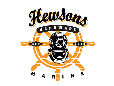 Hewsons Marine Hardware boats hardware. diving helmet marine ships wheel