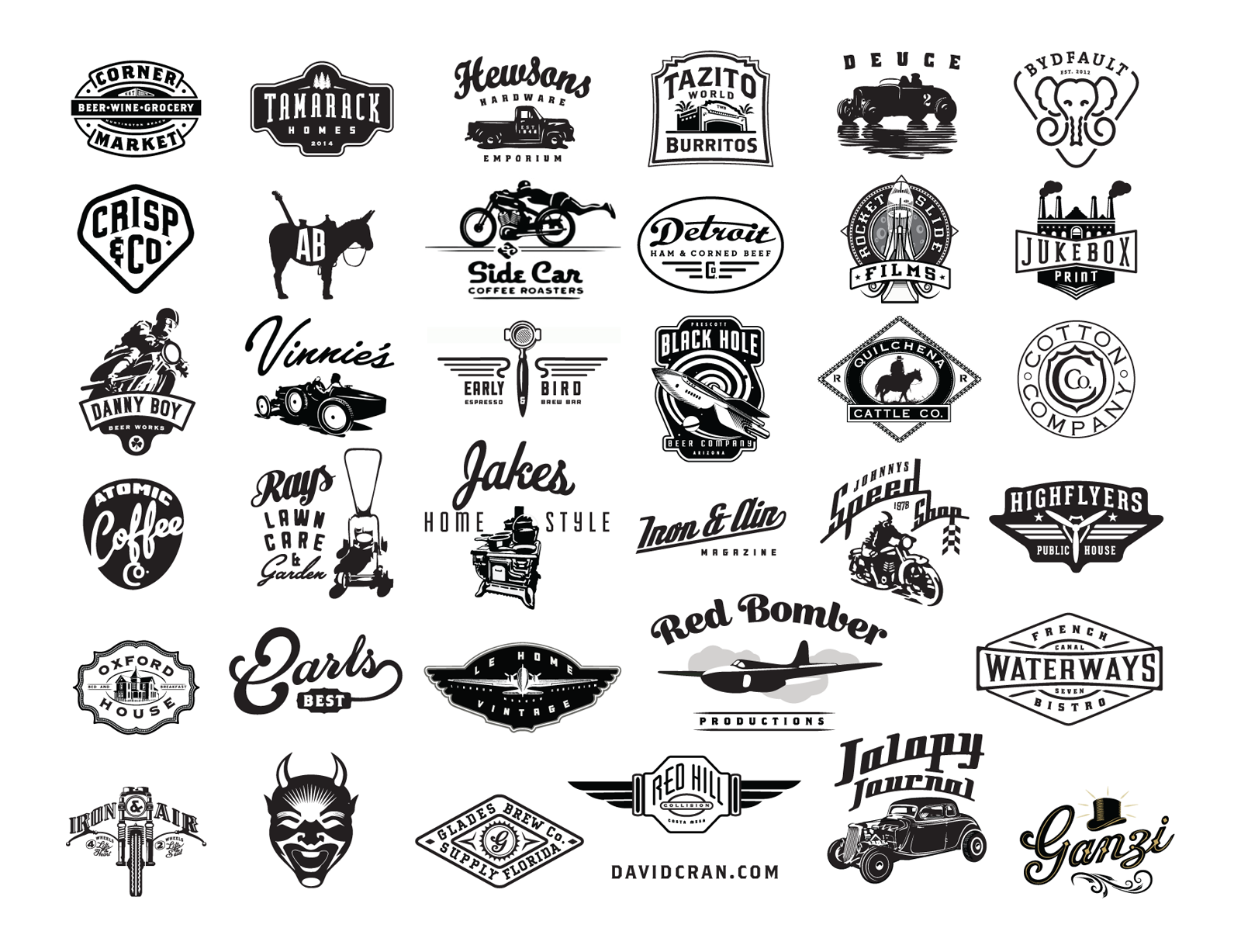 Dribbble - david-cran-assorted-logos-6.png by David Cran