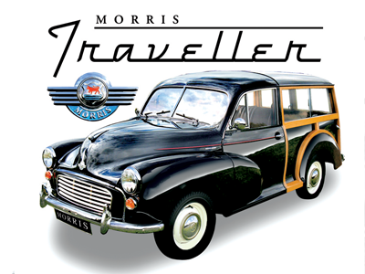 Morris Traveller british car morris retro traveller vintage