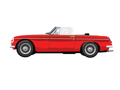 Mgb Convertible My Daily Driver british car classic england mg mgb red sports