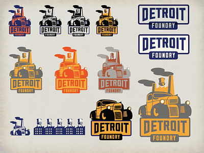 Detroit Foundry Worksheet 2 cars clothing detroit line retro smoke stacks vintage cars