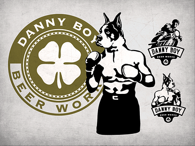Danny Boy Beer Works bar beer boxer brewing dog irish motorcycle