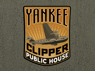 Yankee Clipper Public House clipper cracks retro vintage yankee