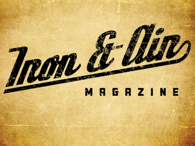 Iron And Air Motorcycle Publication logo look magazine motorcycle texture vintage