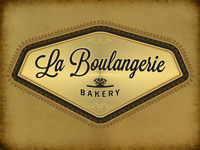 La Boulangerie bakery border logo