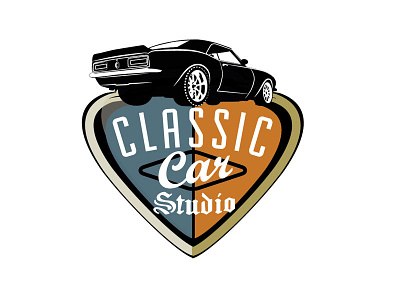 Classic Car Studio american camaro car classic vintage