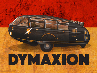 Dymaxion buckminster fuller car dymaxion futurist transport vintage
