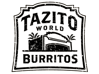 Tazito Burritos burrito logo mexican palm restaurant tree