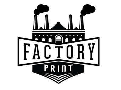 Factory Print factory logo printer retro vintage