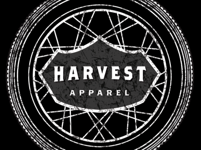 Harvest Apparel 56 cafe racer logo motorcycle t shirt vintage wheel