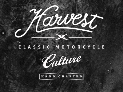 Harvest Clothing Shirt 4 black logo motorcycle type