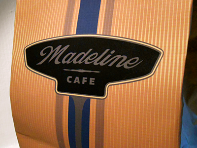 Madeline Cafe Coffee Bag bag cafe coffee label logo packaging