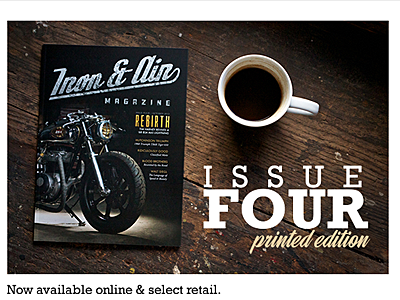Iron And Air In Print logo magazine motorcycle