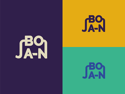Bojan Logo bojan brand brand agency brand and identity branding cookery classes elephant indian logo logo design pop up restaurant restaurant symbol symbol icon mark vibrant