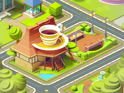 Teahouse android content game games house ios isometry mobile tea