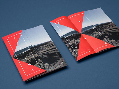 Web Directions Respond beach booklet border conference layout magazine print respond responsive triangles water web directions